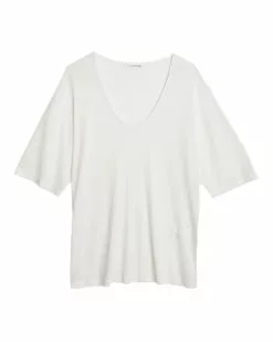 By Malene Birger T-shirt Cevina Whisper White
