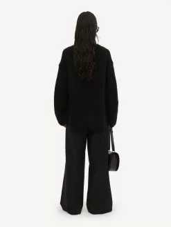 By Malene Birger Stickad Tröja Dipoma Svart -By Malene Birger Affär 61654184 60519132 050 3