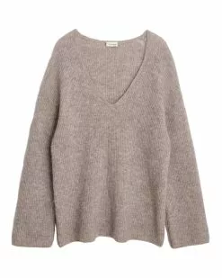 By Malene Birger Stickad Tröja Dipoma Chanterelle