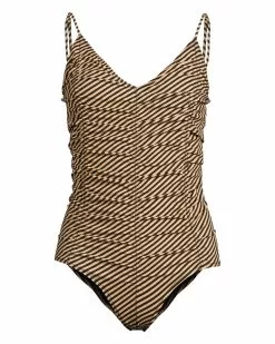 By Malene Birger Baddräkt Tessa Diagonal Stripe