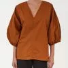 By Malene Birger Blus Shirt Piamontes Caramel Cafe -By Malene Birger Affär product image 166635 946 001