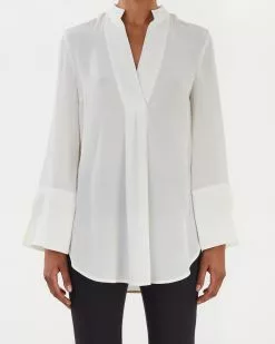By Malene Birger Blus Flaiy Vit