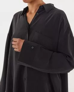 By Malene Birger Skjorta Derris Silk Svart -By Malene Birger Affär product image 168844 000 004