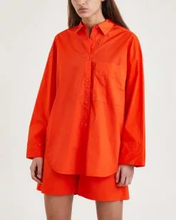 By Malene Birger Skjorta Derris Orange
