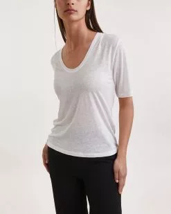 By Malene Birger T-Shirt Amaringa Vit