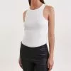 By Malene Birger Topp Amani Tank Vit -By Malene Birger Affär product image 170705 010 001
