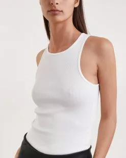 By Malene Birger Topp Amani Tank Vit -By Malene Birger Affär product image 170705 010 004