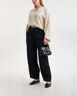 By Malene Birger Byxor Piscali Svart -By Malene Birger Affär product image 170724 000 003